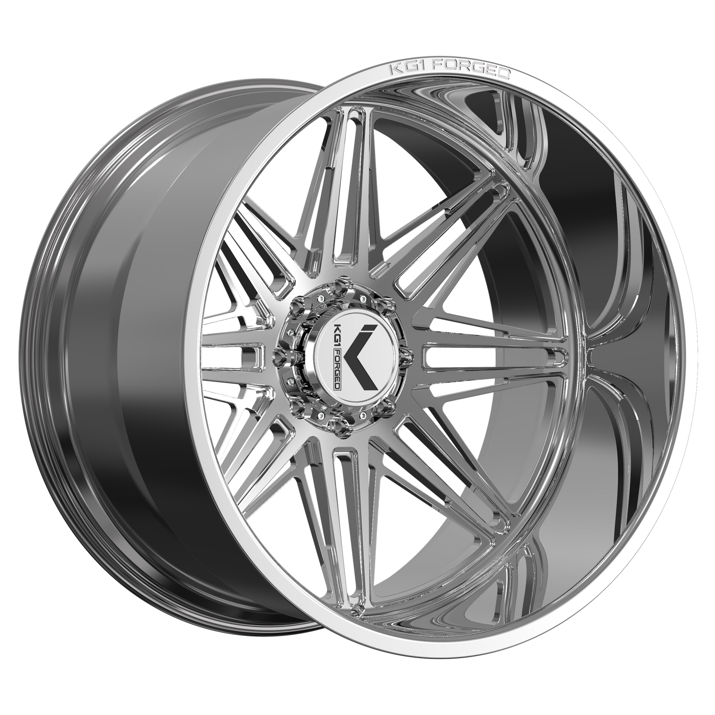 24x14 KG1 Forged KC062 Eclipse Polished Wheel 6x5.5 (-76mm)