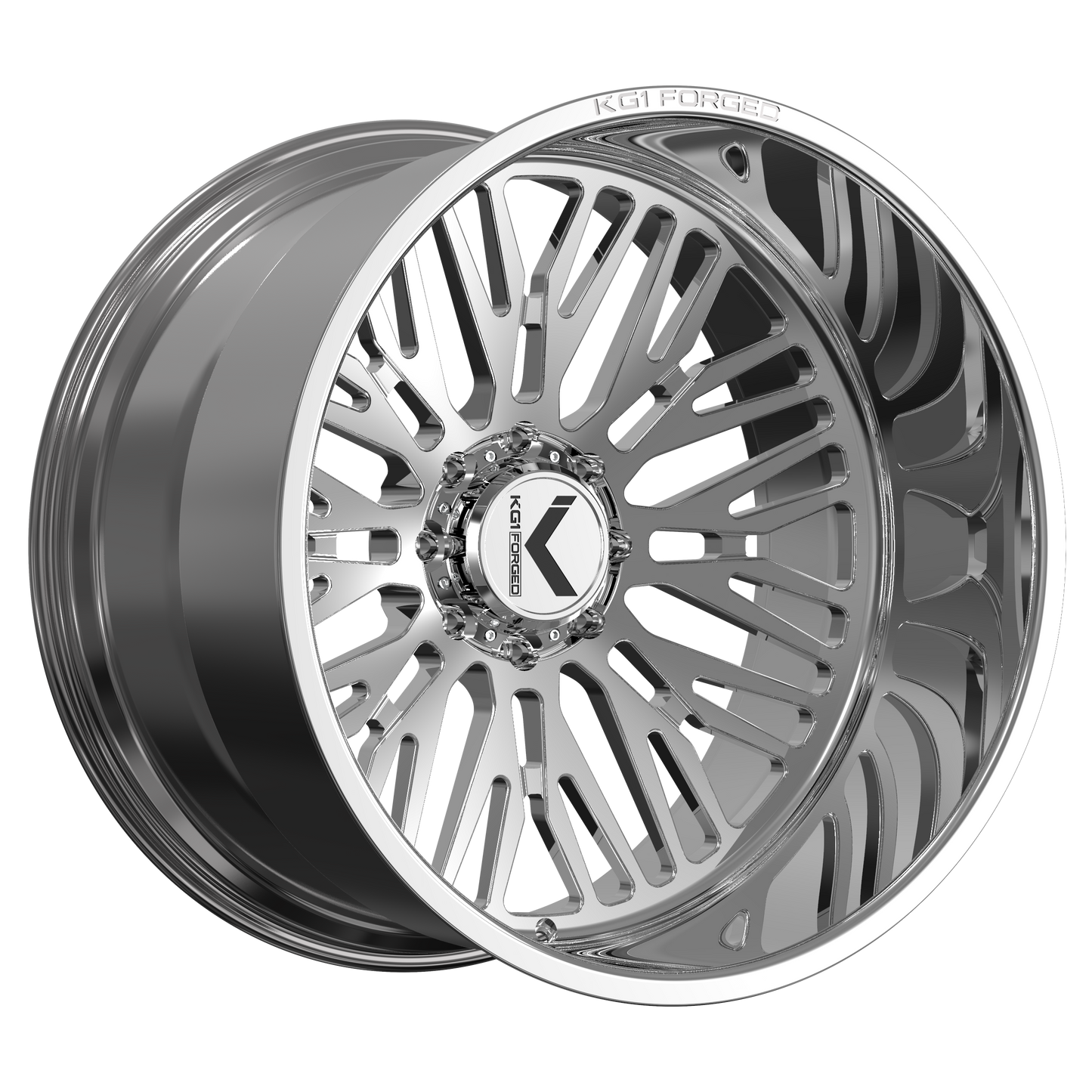 22x12 KG1 Forged KC077 Racks Polished Wheel Blank (-44mm)