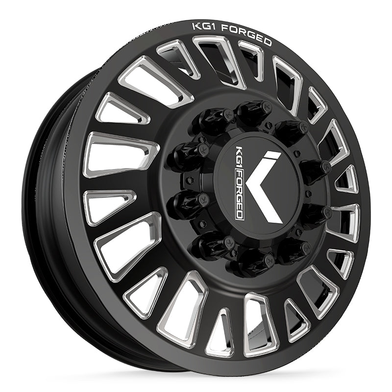 24x8.25 KG1 Forged KD001 Master RIGHT DIRECTION DUALLY FRNT Wheel 10x285 (145mm)