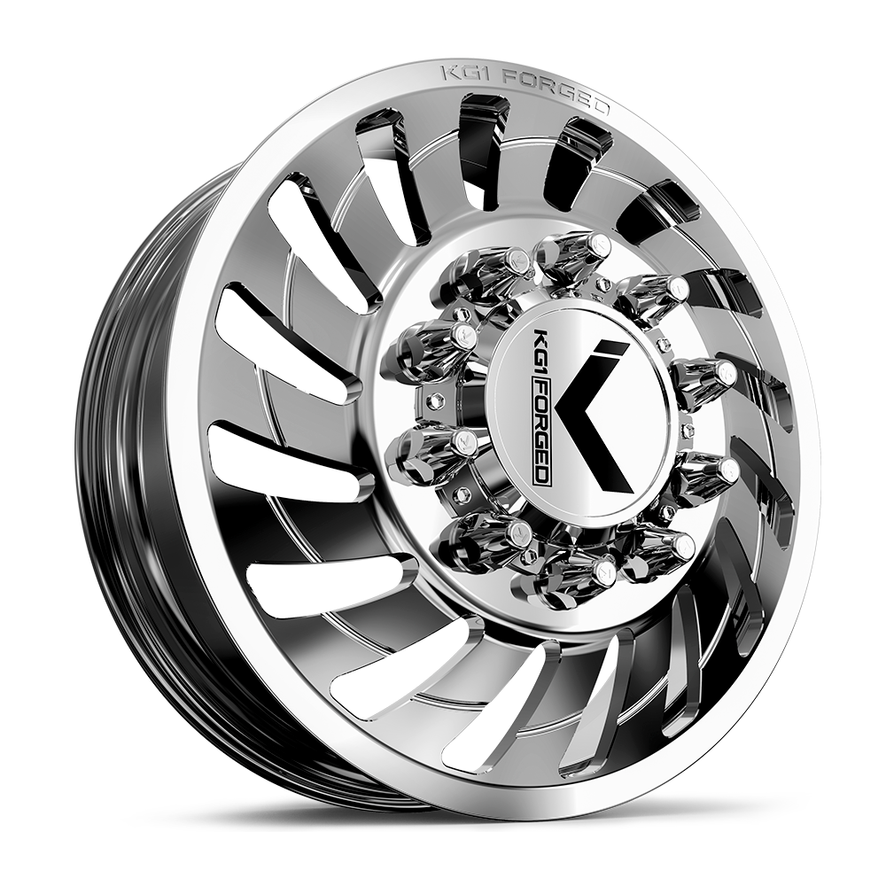 28x8.25 KG1 Forged KD005 Razor LEFT DIRECTION DUALLY FRONT Wheel 10x285 (145mm)