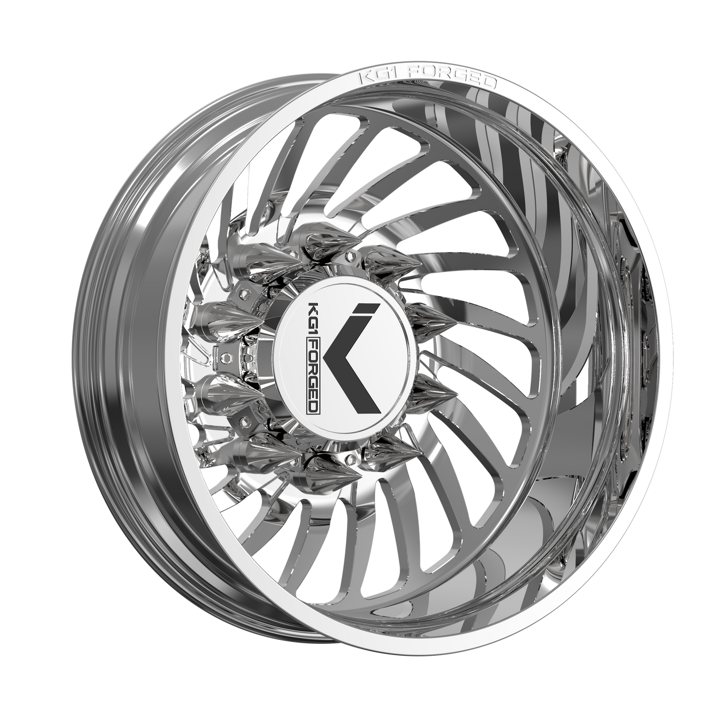 26x8.25 KG1 Forged KD023 Bender-D Pol LEFT DUAL REAR/INNER Wheel 10x285 (145mm)