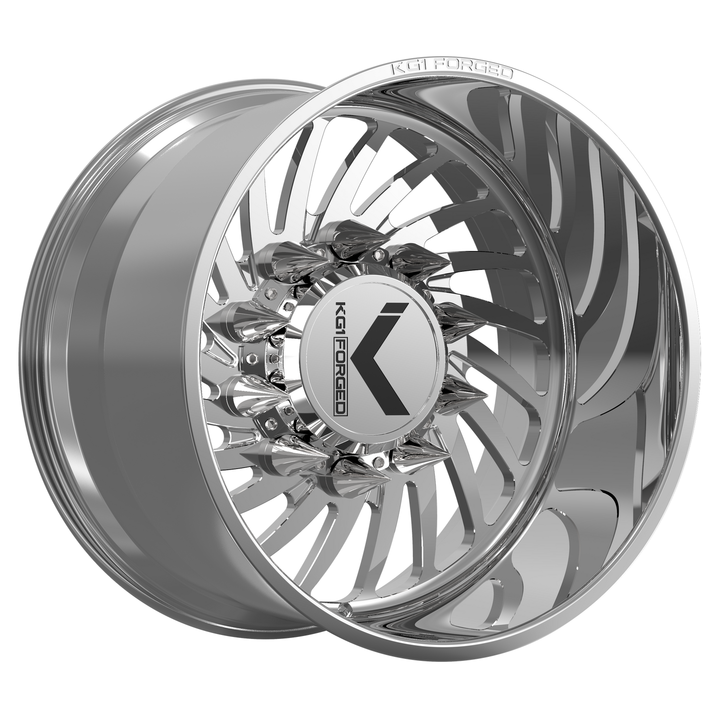 22x12 KG1 Forged KD023 Bender-S LEFT DIR DUALLY SS FRONT Wheel Blank (-44mm)