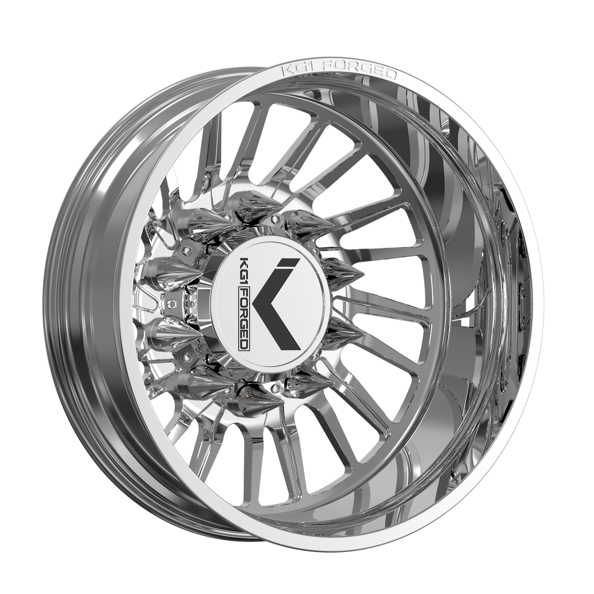 24x8.25 KG1 Forged KD038 Javelin-D Pol LEFT DUAL REAR/INNER Wheel 10x285 (145mm)