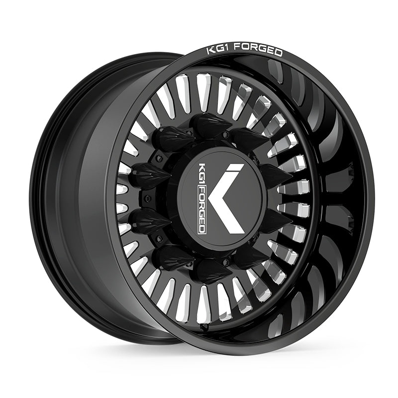 26x12 KG1 Forged KD051 Vegas-S Black DUALLY SS FRONT Wheel Blank (-44mm)