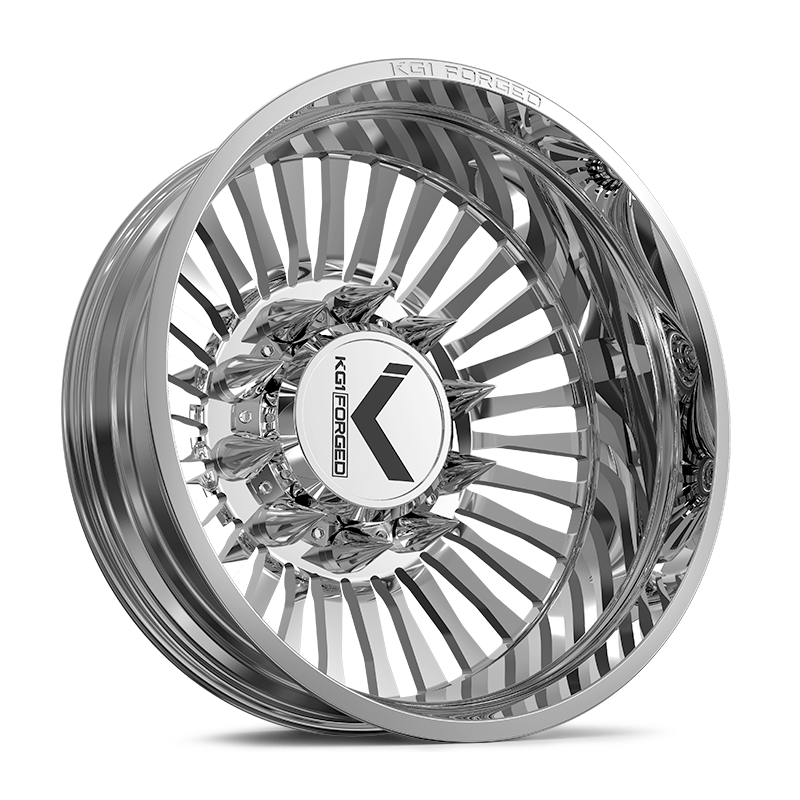 26x8.25 KG1 Forged KD051 Vegas Polished DUALLY REAR Wheel 10x285 (145mm)