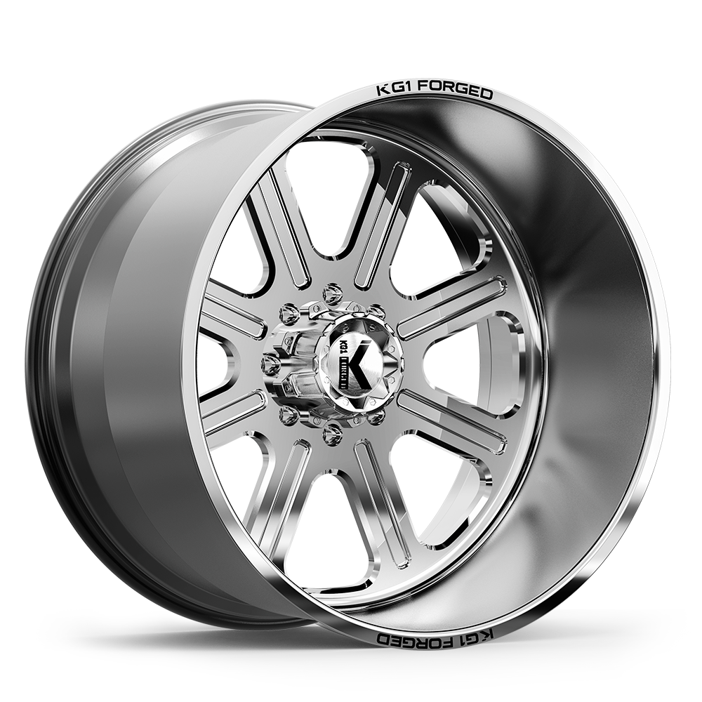 24x12 KG1 Forged KF010 Valor Polished FORGED Wheel 8x6.5 (-44mm)