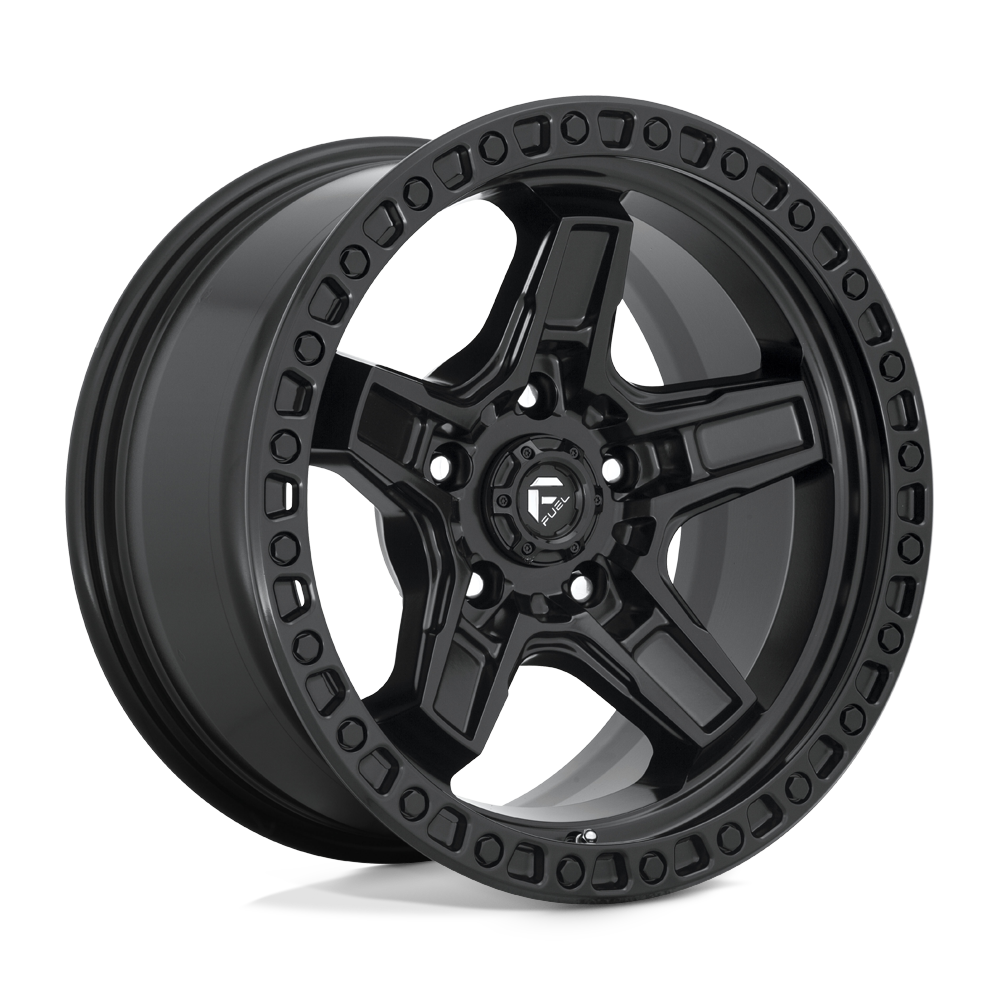 17x9 Fuel D697 KICKER MATTE BLACK Wheel 5x5 (-12mm)