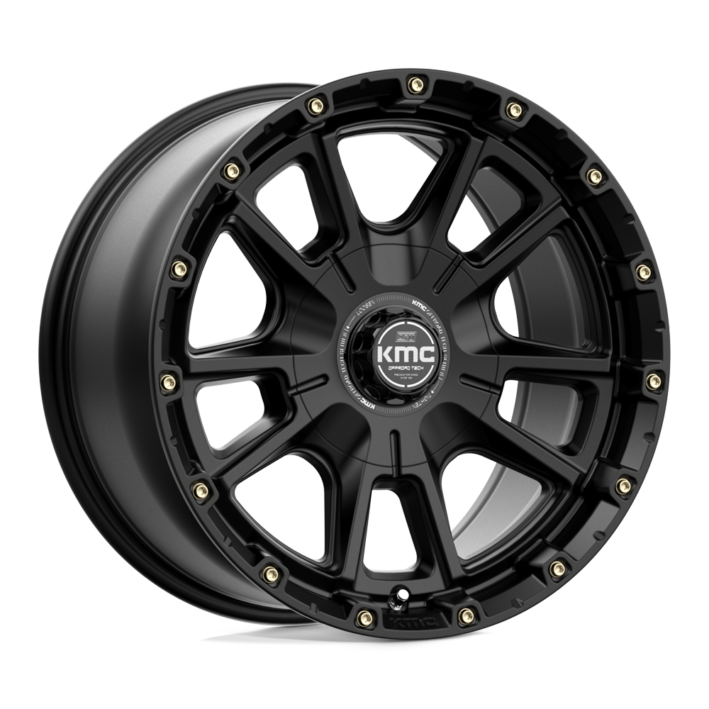17x9 KMC KM100 SYNC Satin Black Wheel 6x120/6x5.5/6x120/6x5.5 (18mm)