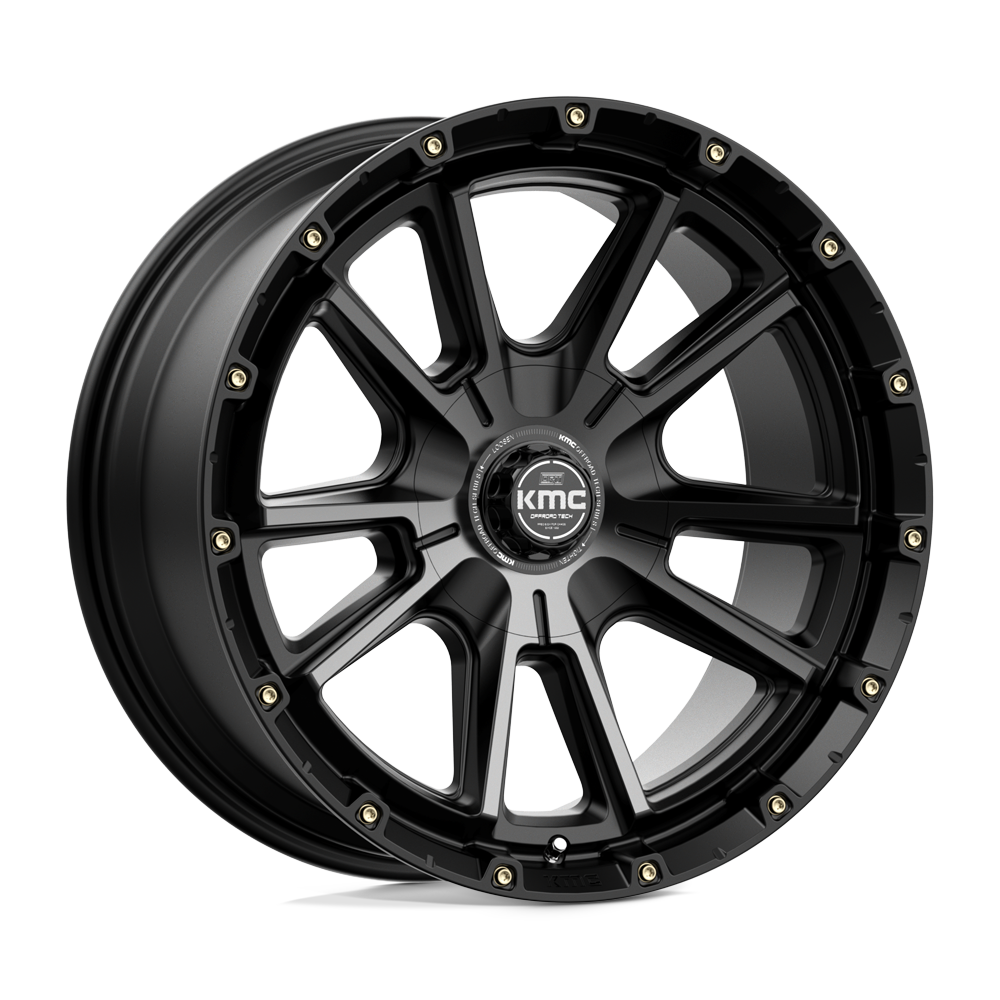 20x9 KMC KM100 SYNC Satin Black With Gray Tint Wheel 6x135/6x5.5 (0mm)