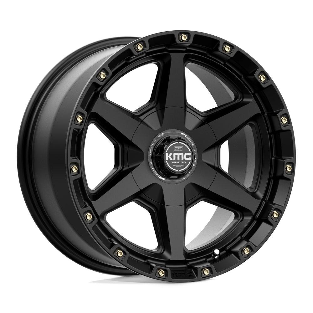17x9 KMC KM101 TEMPO Satin Black Wheel 6x135/6x5.5 (18mm)