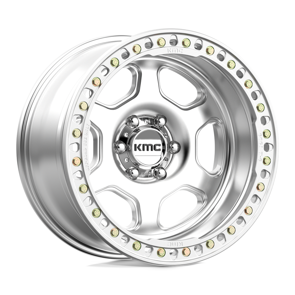 20x10 KMC KM233 HEx Machined Wheel 6x5.5 (-48mm)