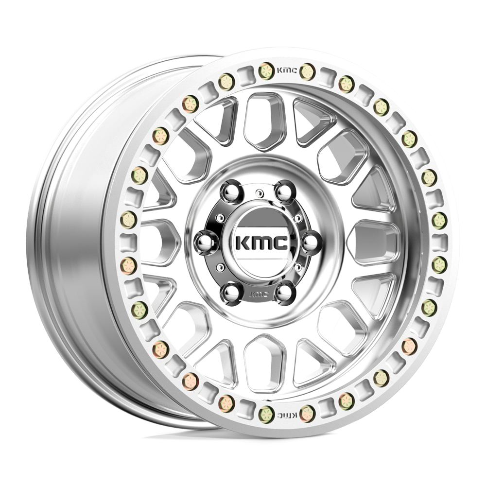 17x8.5 KMC KM234 GRENADE DESERT Machined Wheel 6x135 (0mm)