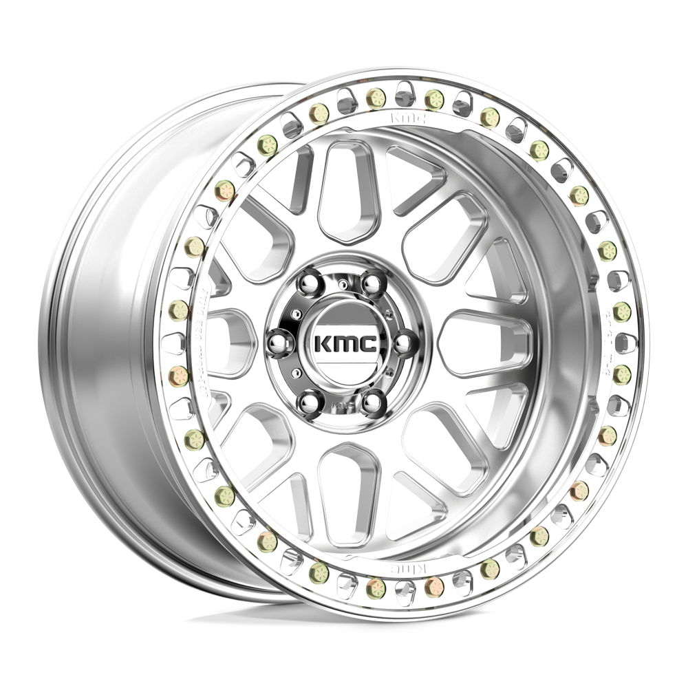 20x10 KMC KM235 Grenade Crawl Beadlock Machined Wheel 6x5.5 (-48mm)