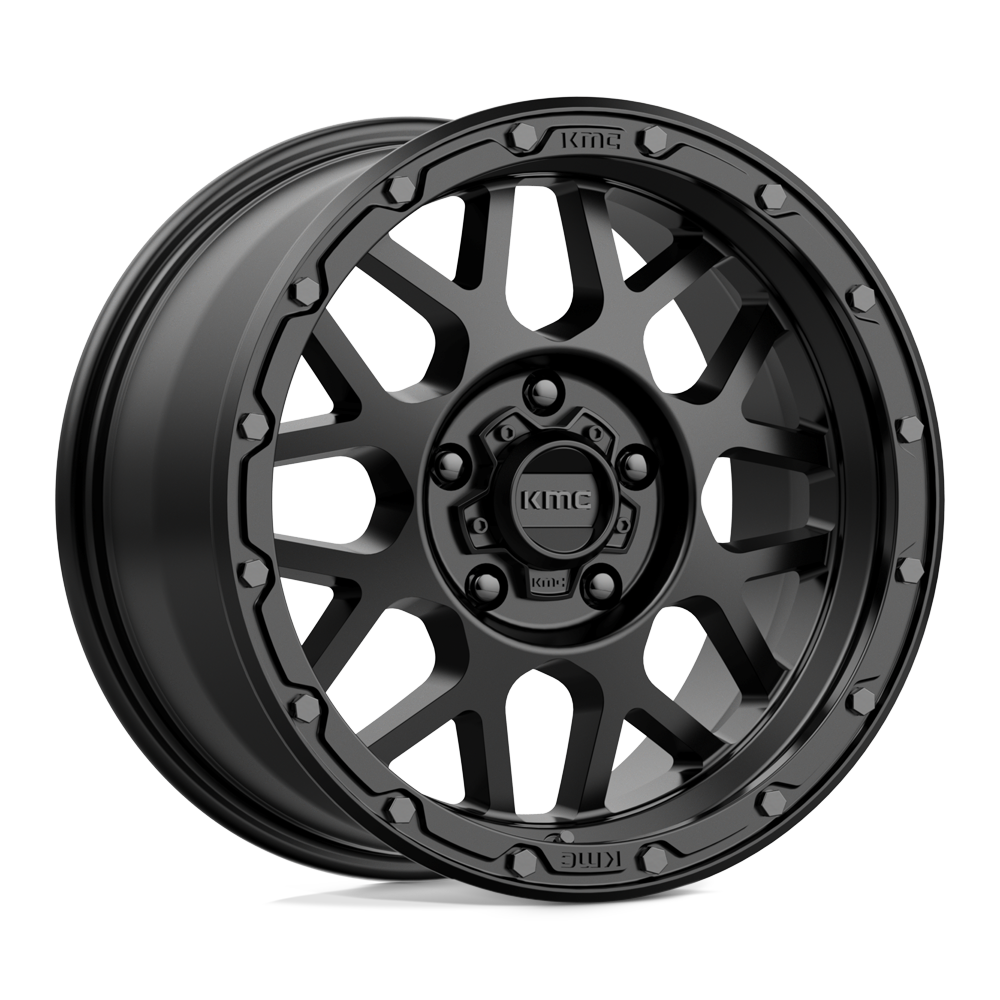 17x9 KMC KM535 GRENADE OFF-ROAD Matte Black Wheel 5x5 (18mm)