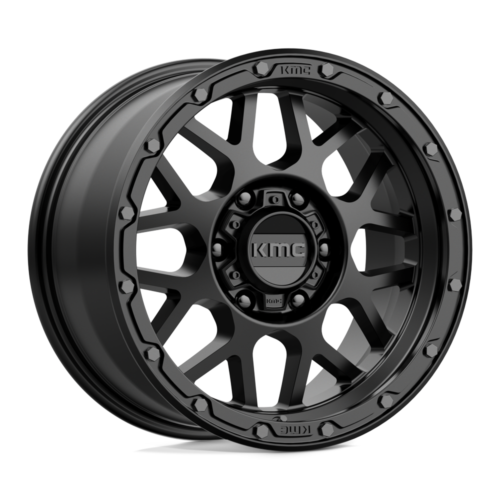 17x9 KMC KM535 GRENADE OFF-ROAD Matte Black Wheel 6x4.5 (18mm)
