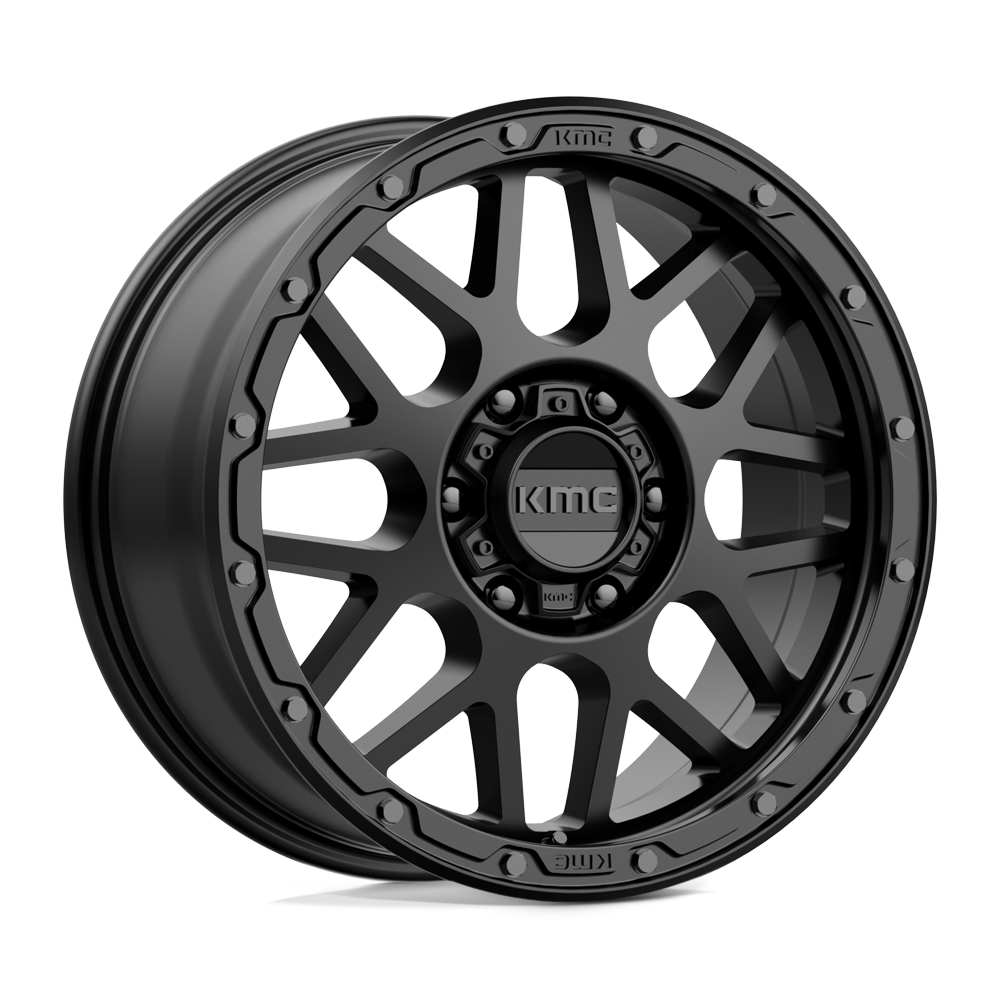 18x8.5 KMC KM535 GRENADE OFF-ROAD Matte Black Wheel 6x135 (35mm)