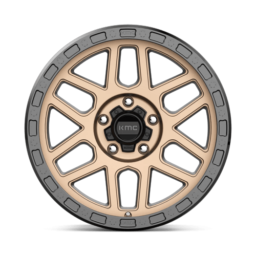 17x9 KMC KM544 Mesa Matte Bronze With Black Lip Wheel 5x150 (-12mm)