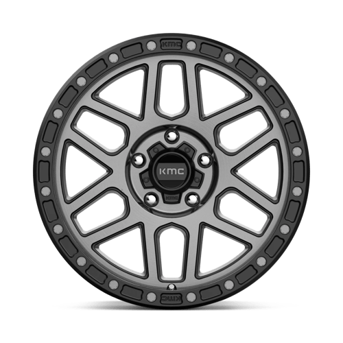 18x9 KMC KM544 Mesa Satin Black With Gray Tint Wheel 5x150 (25mm)