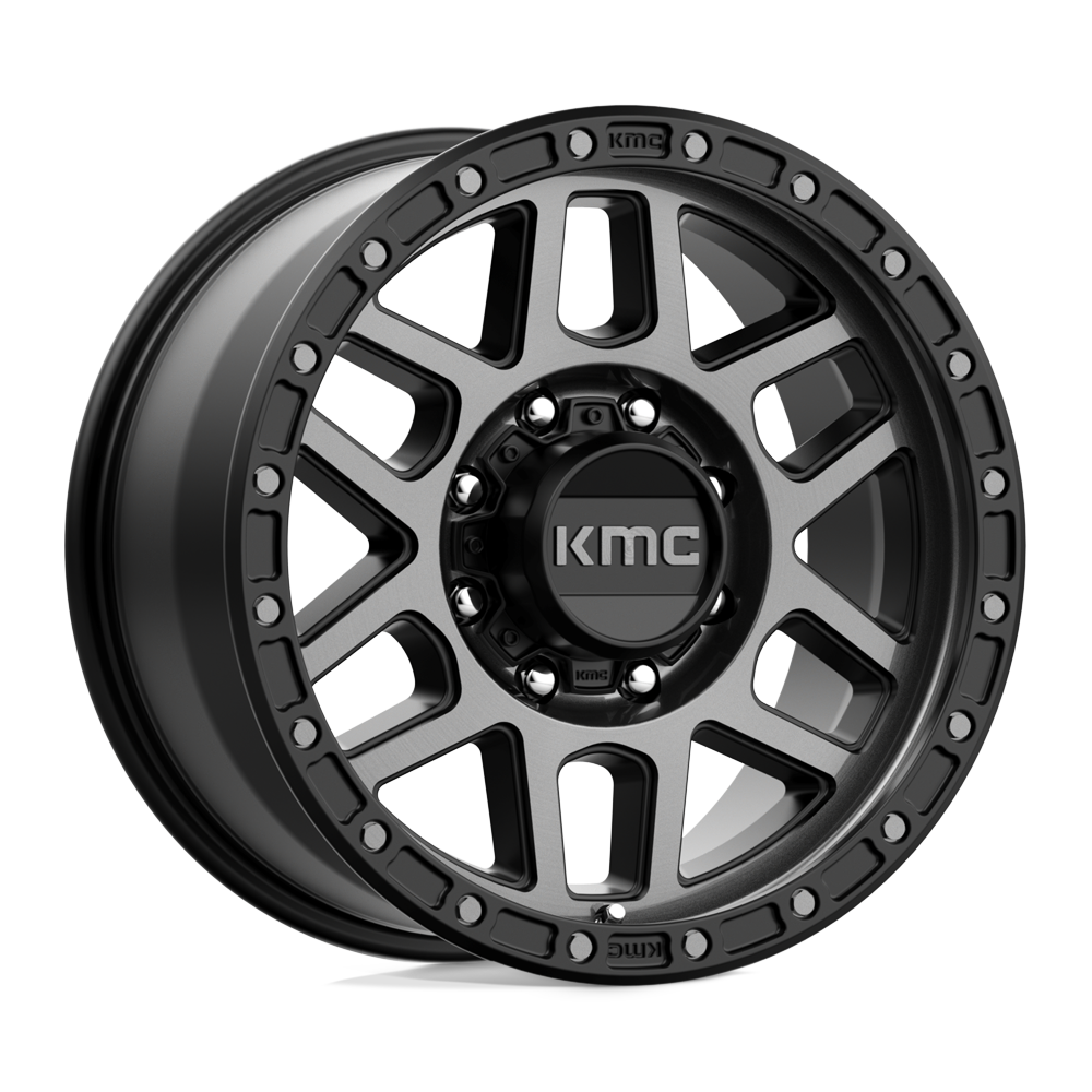 17x9 KMC KM544 MESA Satin Black With Gray Tint Wheel 8x170 (18mm)