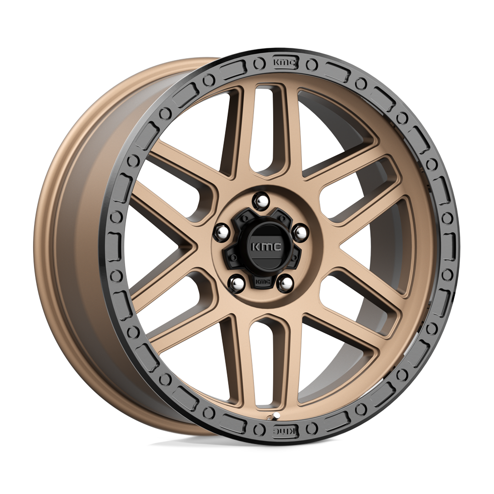 20x9 KMC KM544 MESA Matte Bronze With Black Lip Wheel 5x5 (0mm)
