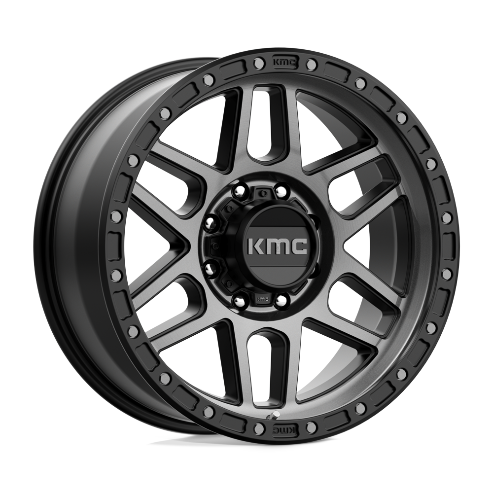 20x9 KMC KM544 MESA Satin Black With Gray Tint Wheel 8x170 (0mm)