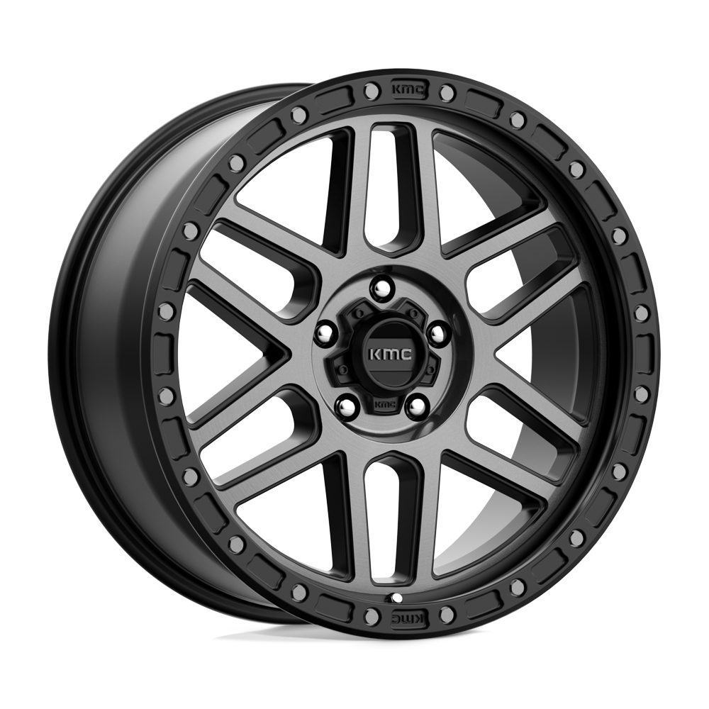 17x9 KMC KM544 MESA Satin Black With Gray Tint Wheel 5x5 (18mm)