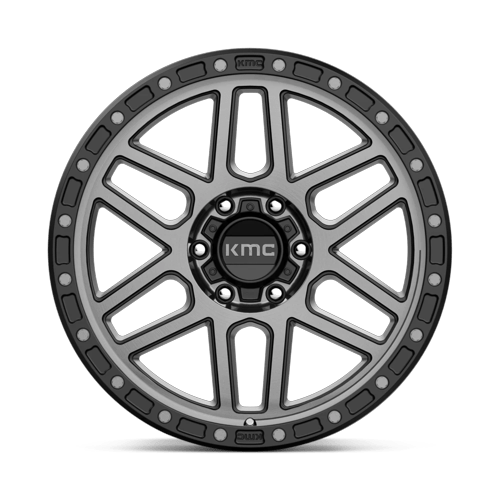 17x8.5 KMC KM544 Mesa Satin Black With Gray Tint Wheel 6x4.5 (0mm)