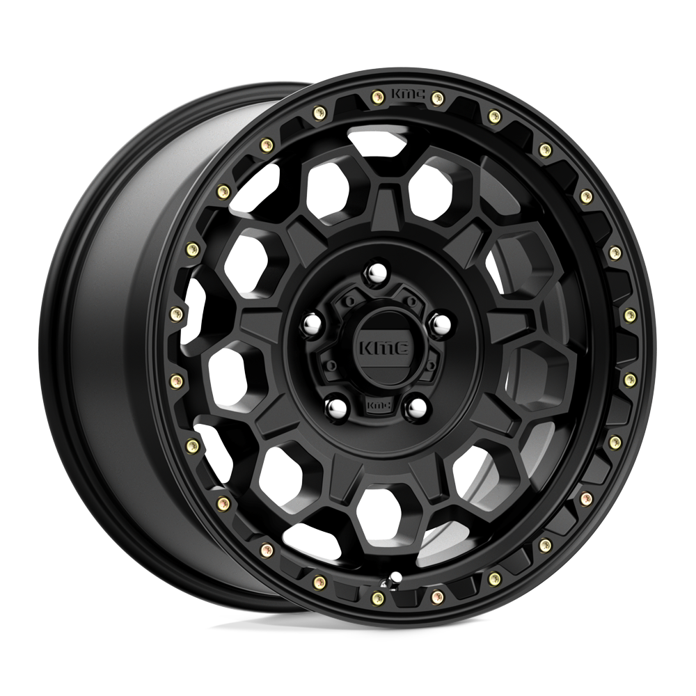 17x9 KMC KM545 TREK Satin Black Wheel 5x150 (18mm)