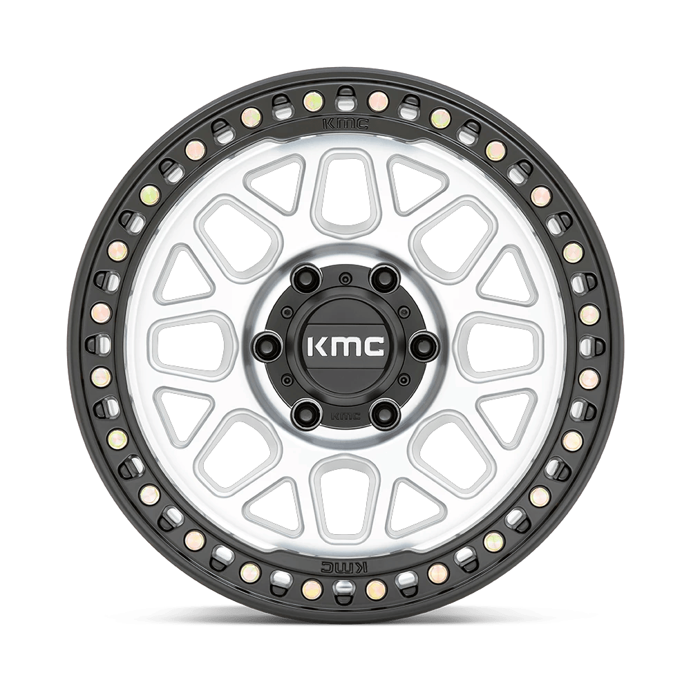 17x9 KMC KM549 GRS Machined With Satin Black Lip Wheel 6x5.5 (18mm)