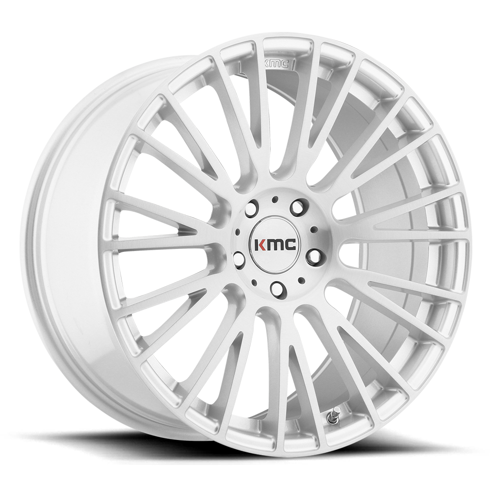 20x8.5 KMC KM706 IMPACT Brushed Silver Wheel 5x112 (25mm)