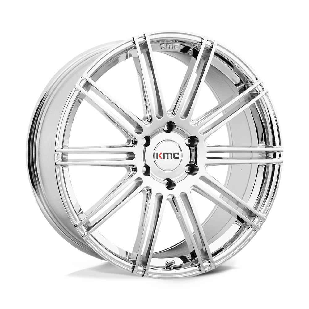 20x9 KMC KM707 CHANNEL Chrome Wheel 6x135 (30mm)