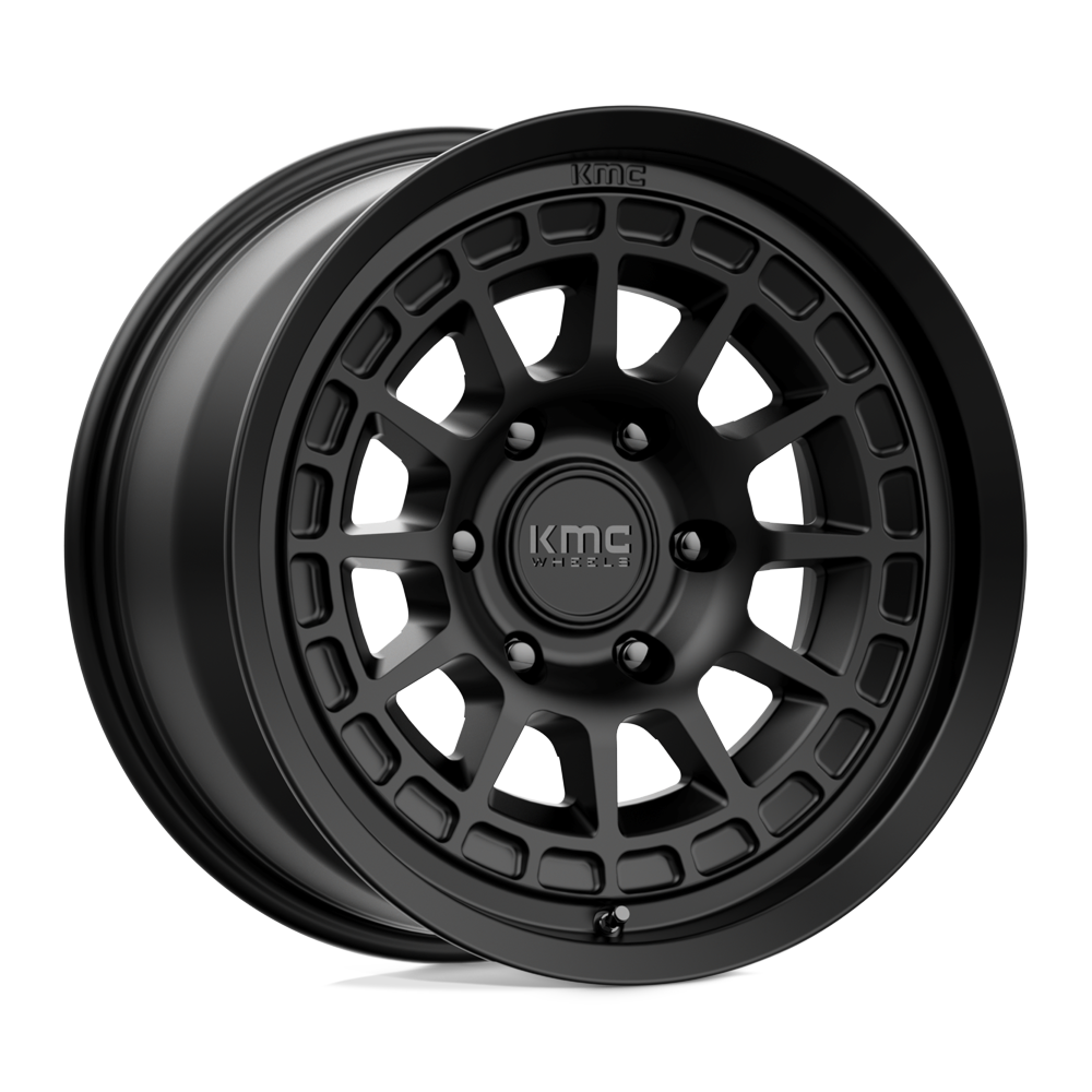 17x8.5 KMC KM719 Canyon Satin Black Wheel 6x5.5 (0mm)