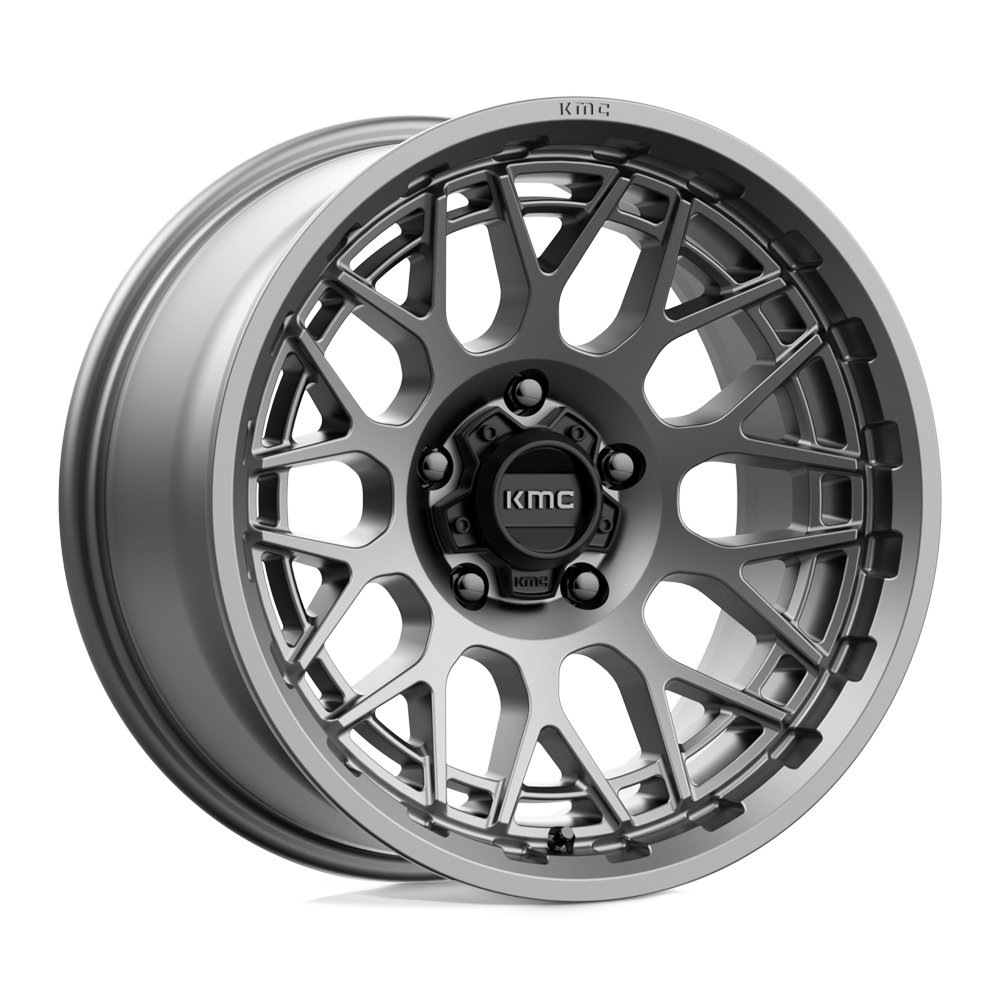 18x9 KMC KM722 Technic Anthracite Wheel 6x5.5 (18mm)