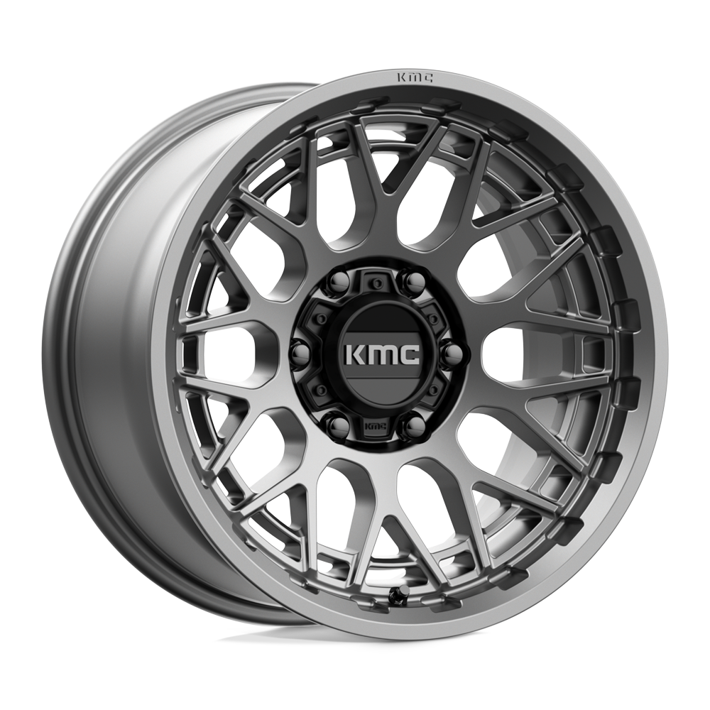 17x8.5 KMC KM722 TECHNIC Anthracite Wheel 6x5.5 (0mm)