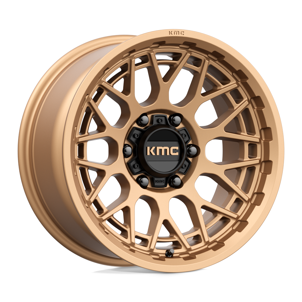 17x8.5 KMC KM722 TECHNIC Matte Bronze Wheel 6x5.5 (0mm)