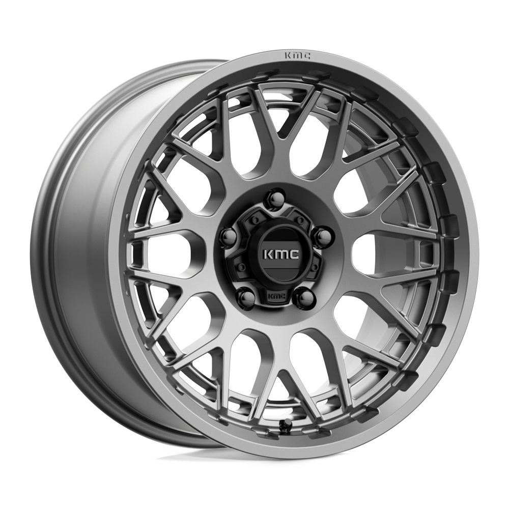 17x8.5 KMC KM722 TECHNIC Anthracite Wheel 5x5 (18mm)