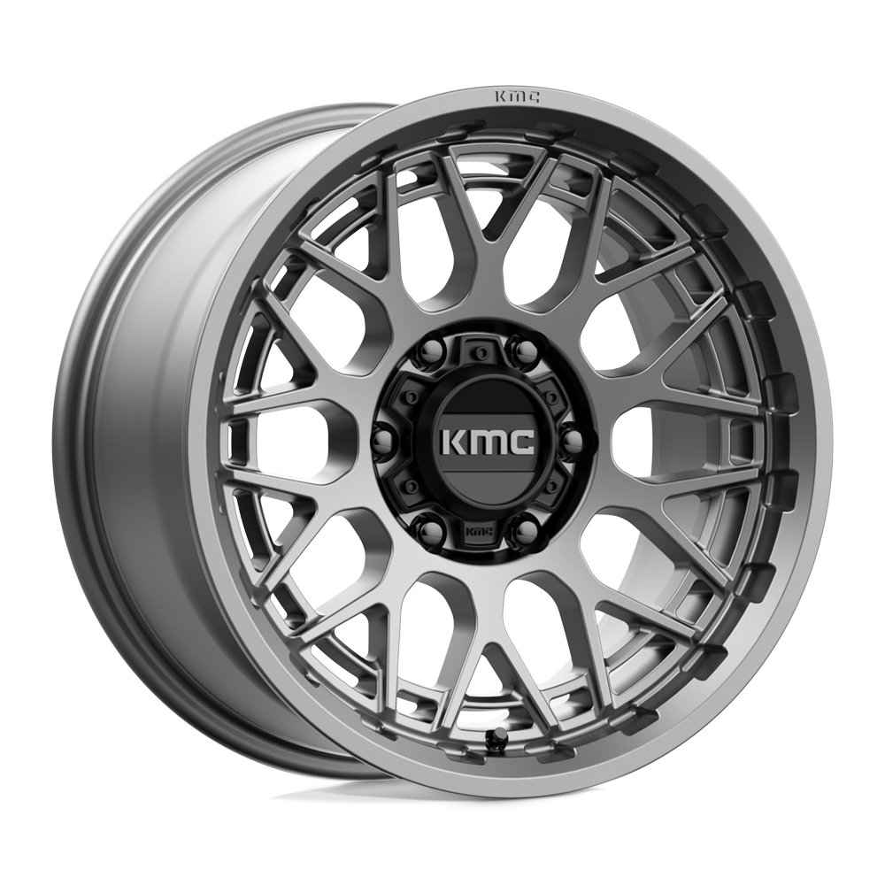 17x8.5 KMC KM722 TECHNIC Anthracite Wheel 6x5.5 (18mm)
