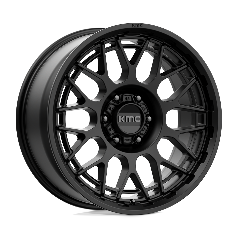20x9 KMC KM722 TECHNIC Satin Black Wheel 6x135 (18mm)