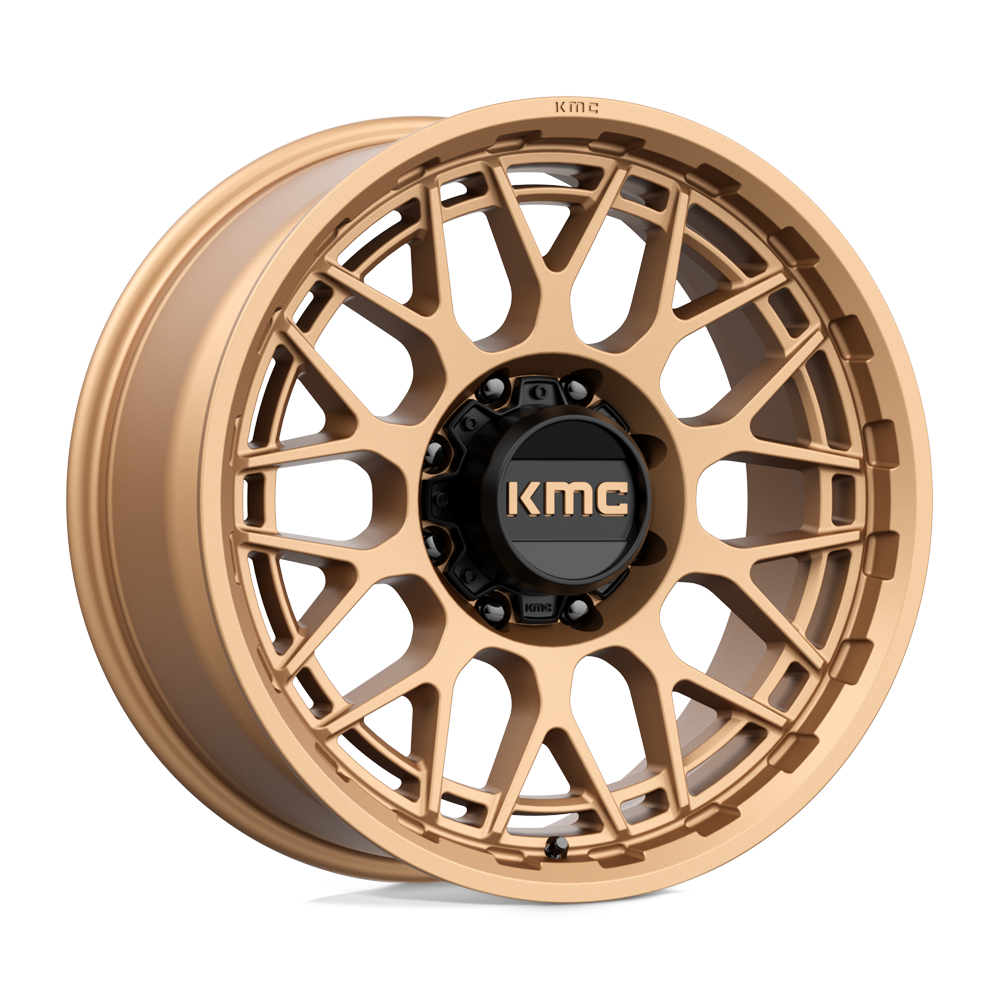20x9 KMC KM722 TECHNIC Matte Bronze Wheel 8x180 (18mm)