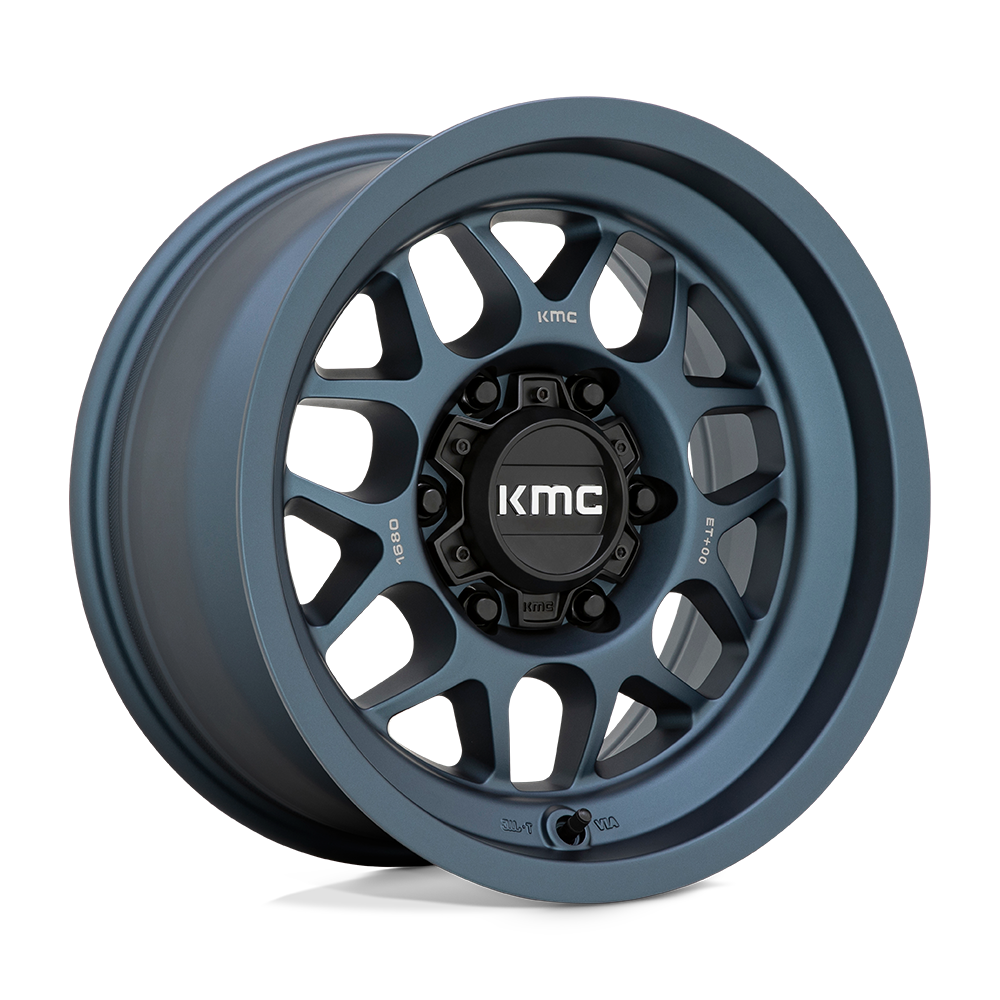 16x8 KMC KM725 Terra Metallic Blue Wheel 6x5.5 (0mm)