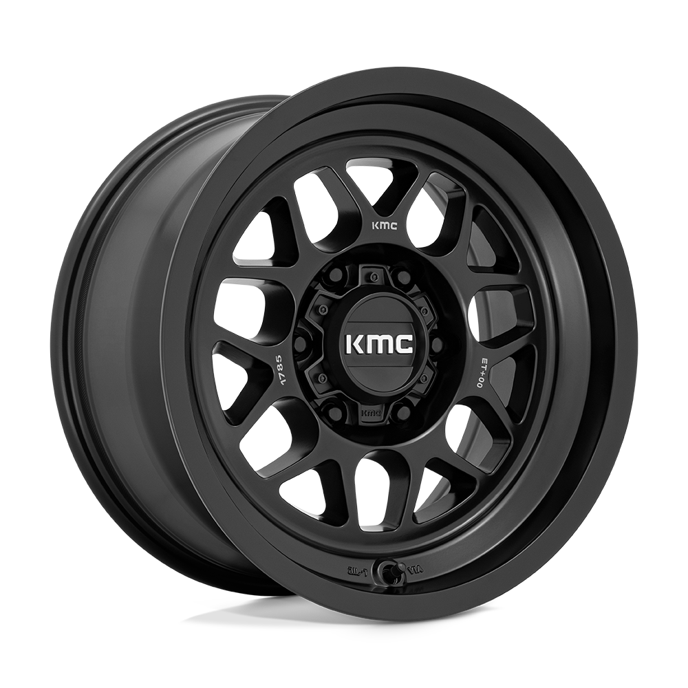 17x8.5 KMC KM725 Terra Satin Black Wheel 6x135 (0mm)