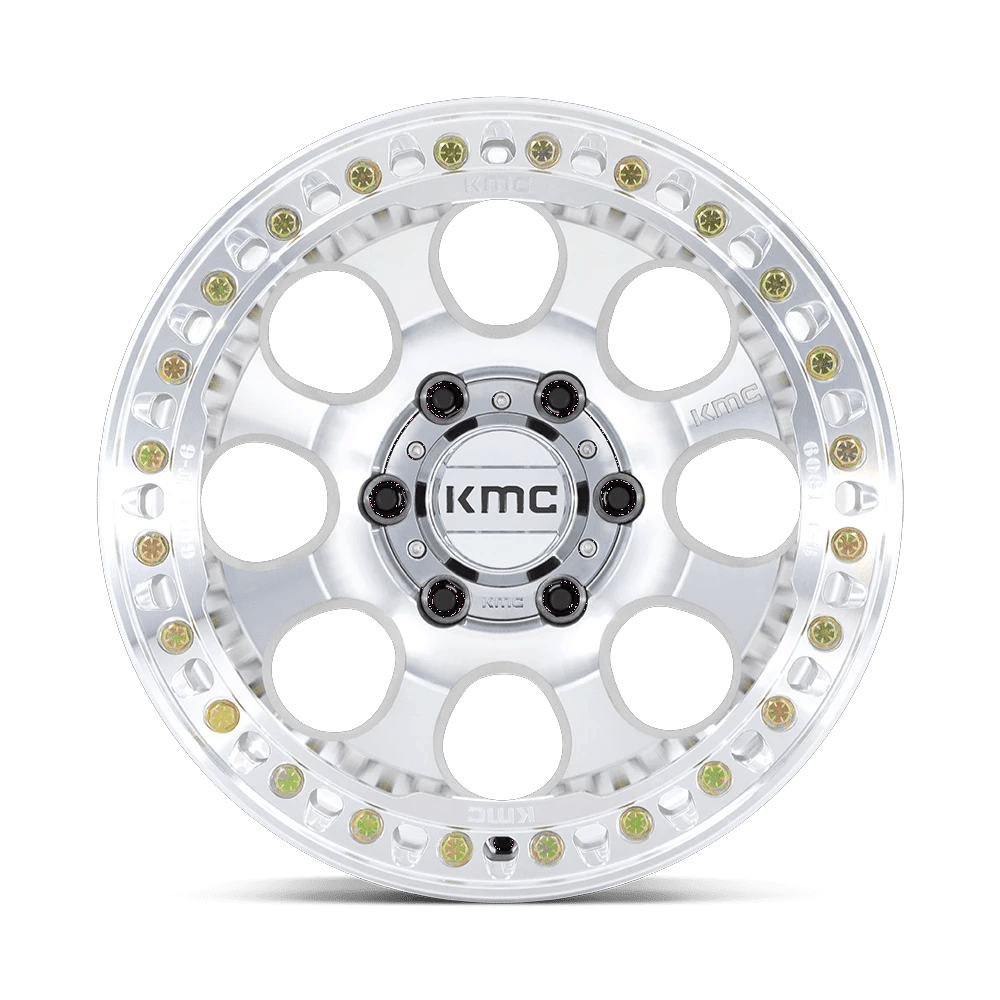 17x9 KMC KM237 Riot BEADLOCK Machined Wheel 6x5.5 (-38mm)