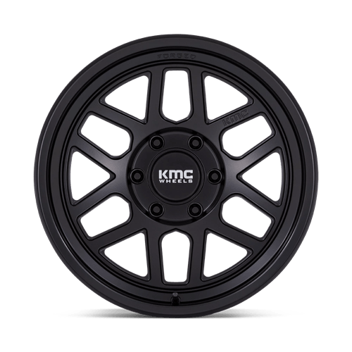 18x9 KMC KM446 Mesa Satin Black FORGED Wheel 6x5.5 (18mm)