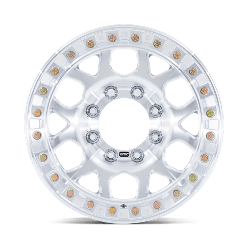 17x9 KMC KM450 Mesa Raw Machined FORGED SLOTTED BEADLOCK Wheel 5x5.5 (0mm)