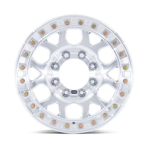 17x9 KMC KM450 Mesa Raw Machined FORGED SLOTTED BEADLOCK Wheel 6x5.5 (0mm)