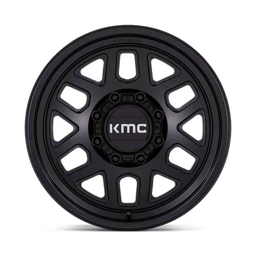 18x9 KMC KM451 Mesa Satin Black FORGED Wheel 8x180 (0mm)