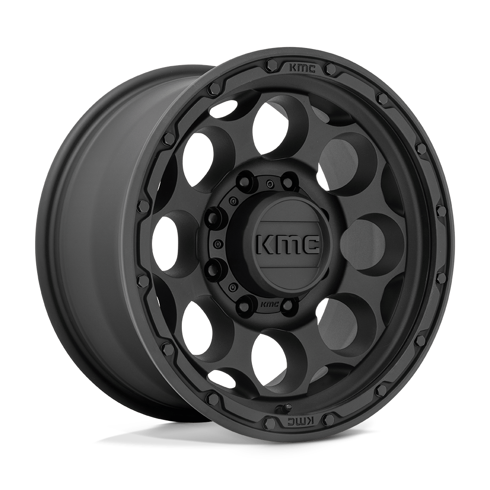 17x8.5 KMC KM541 DIRTY HARRY Textured Black Wheel 8x170 (0mm)
