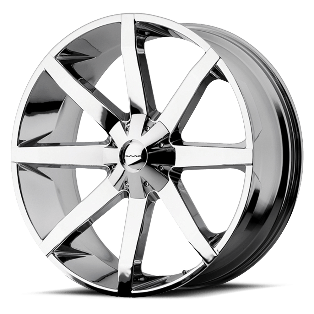 22x9.5 KMC KM651 SLIDE Chrome Wheel 6x135/6x5.5 (38mm)