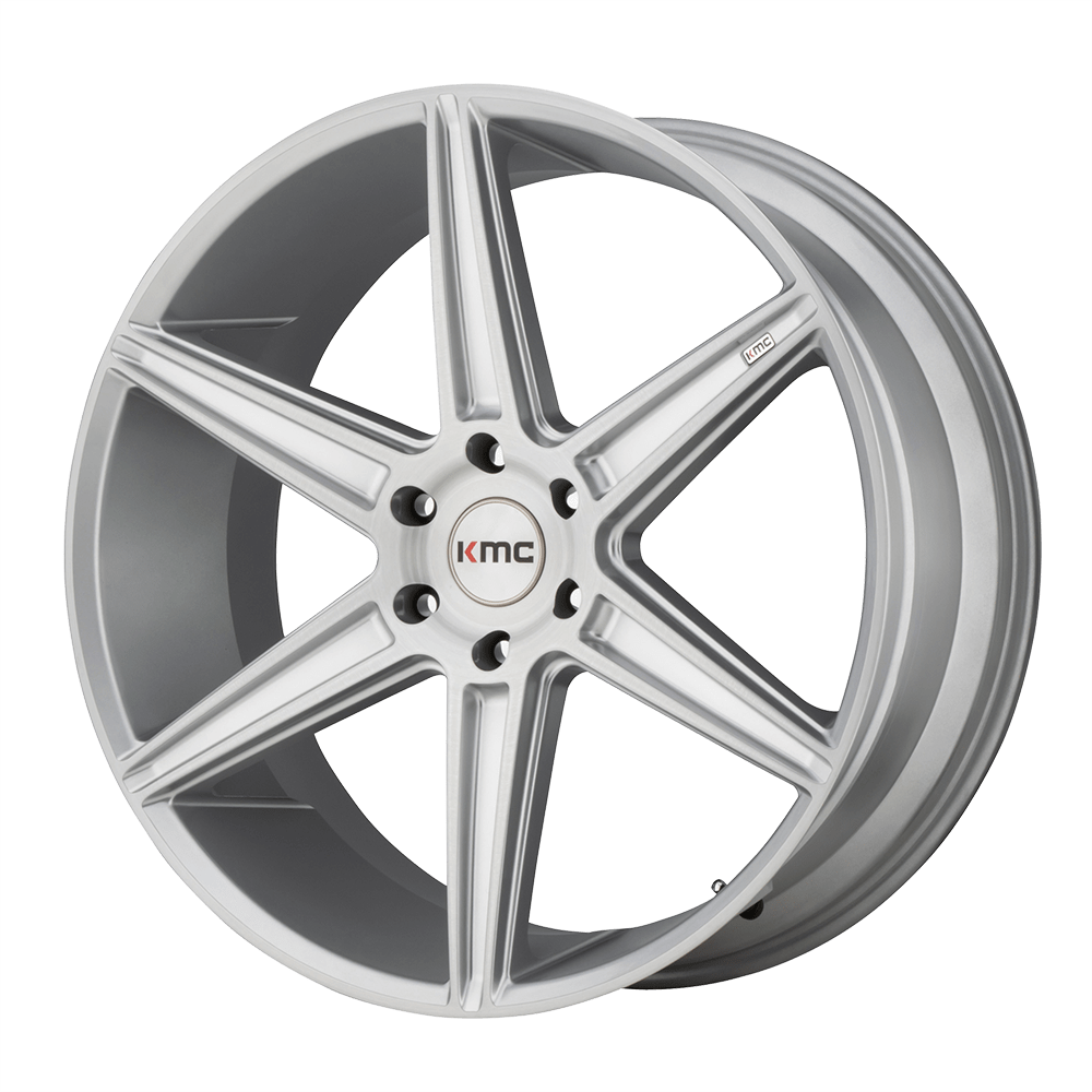 20x9 KMC KM712 PRISM TRUCK Brushed Silver Wheel 6x5.5 (30mm)