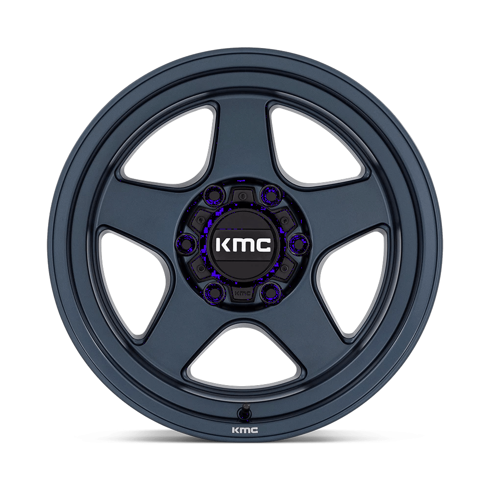 17x8.5 KMC KM728 Lobo Metallic Blue Wheel 6x135 (18mm)